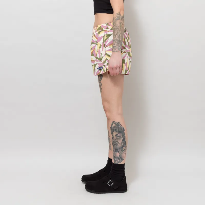 Patagonia Womens Barely Baggies Shorts Small Sunshine Natural-2