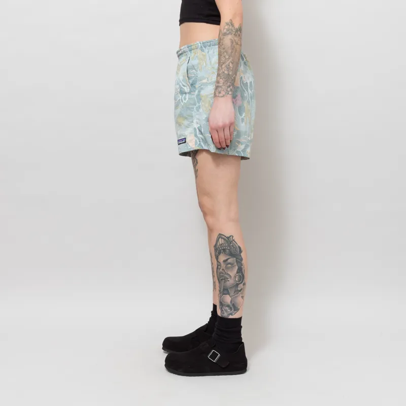 Patagonia Womens Baggies Shorts Moon Tripper Virtually Blue-2