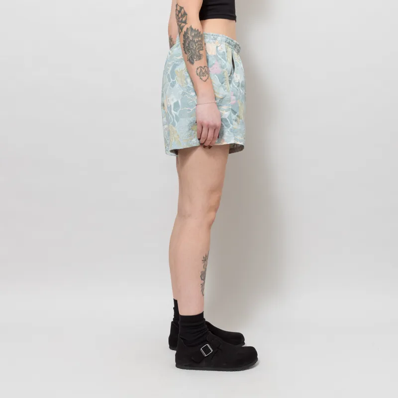 Patagonia Womens Baggies Shorts Moon Tripper Virtually Blue-4