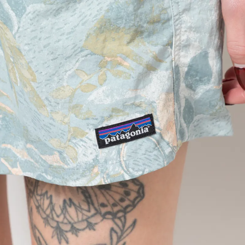 Patagonia Womens Baggies Shorts Moon Tripper Virtually Blue-8
