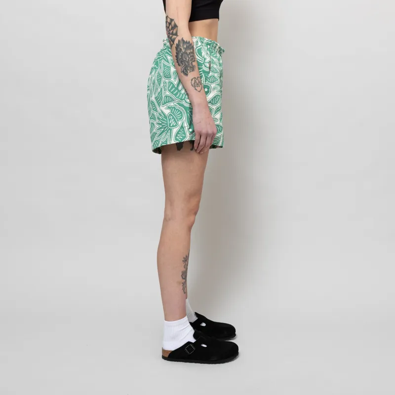 Patagonia Womens Baggies Shorts Bees Flowers Heartleaf Green-4