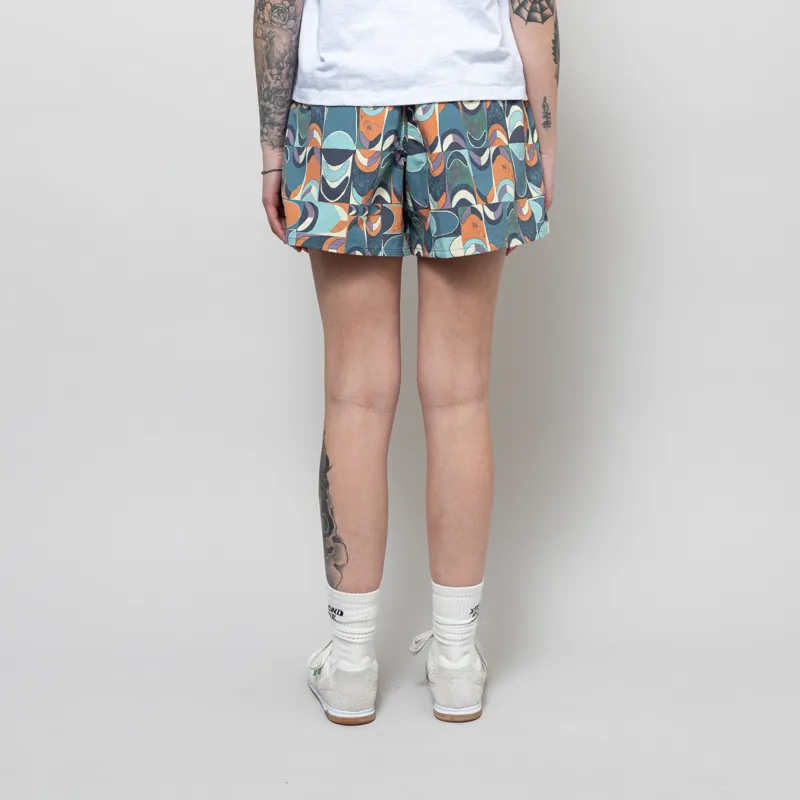 Patagonia Womens Baggies Shorts Swallowtail Geo Still Blue-3