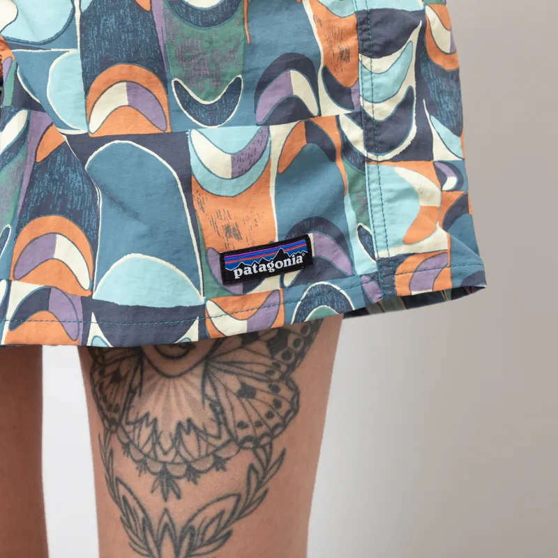 Patagonia Womens Baggies Shorts Swallowtail Geo Still Blue-6