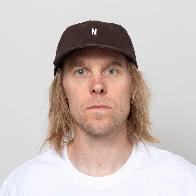 Norse Projects Twill Sports Cap Espresso-1