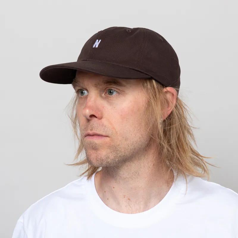 Norse Projects Twill Sports Cap Espresso