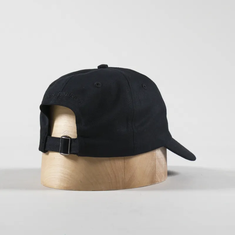 Norse Projects Felt N Twill Sports Cap Black-2