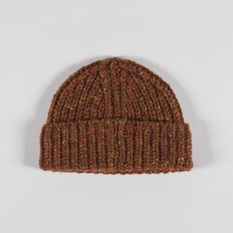 Norse Projects Daniel Donegal Rib Beanie Ginger-1