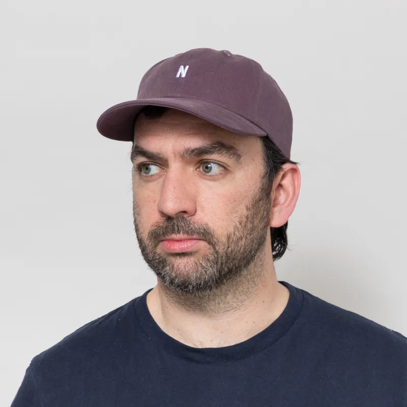 Norse Projects Twill Sports Cap Vintage Violet