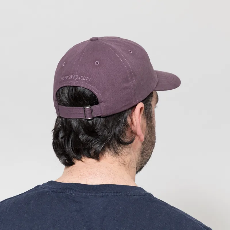 Norse Projects Twill Sports Cap Vintage Violet-2