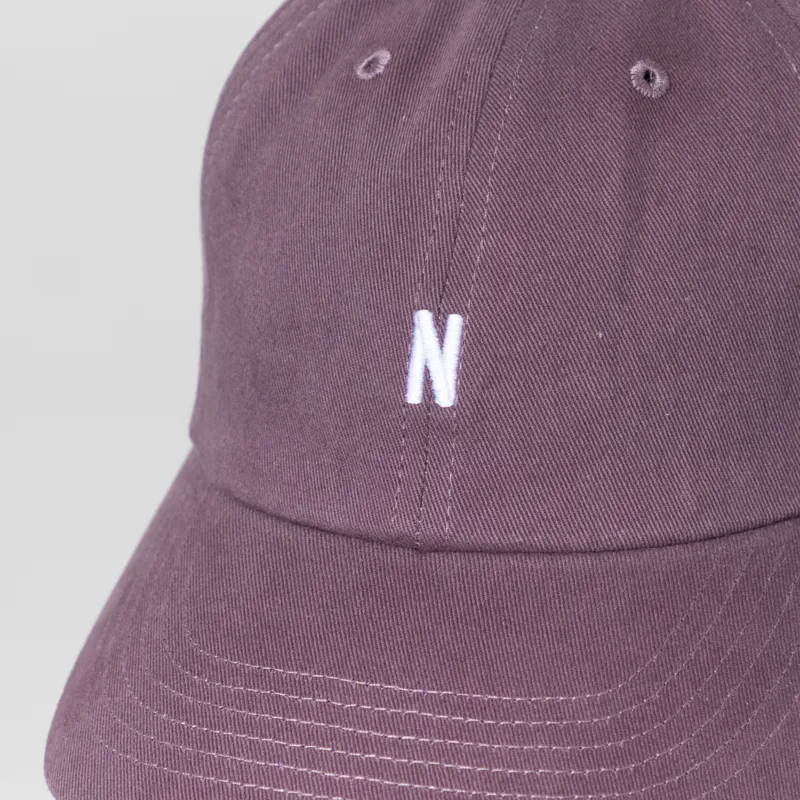 Norse Projects Twill Sports Cap Vintage Violet-3