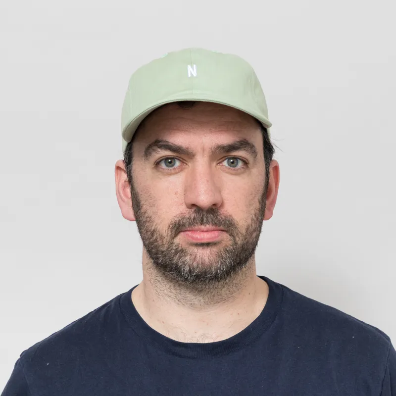 Norse Projects Twill Sports Cap Basil-1