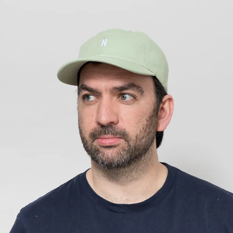 Norse Projects Twill Sports Cap Basil