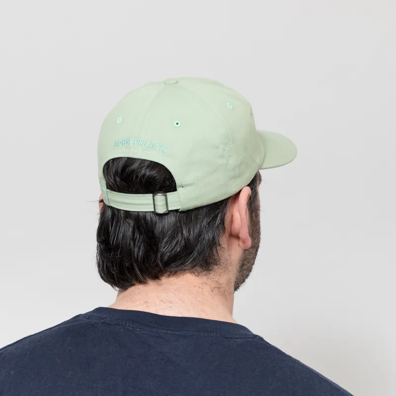 Norse Projects Twill Sports Cap Basil-2