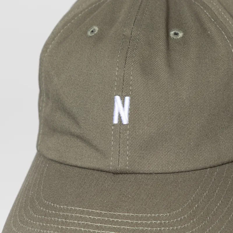 Norse Projects Twill Sports Cap Olive Night-3