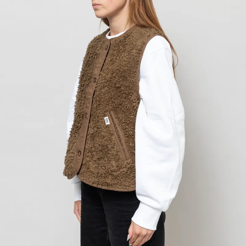 Basic Apparel Womens Ida Vest Capers Green-2