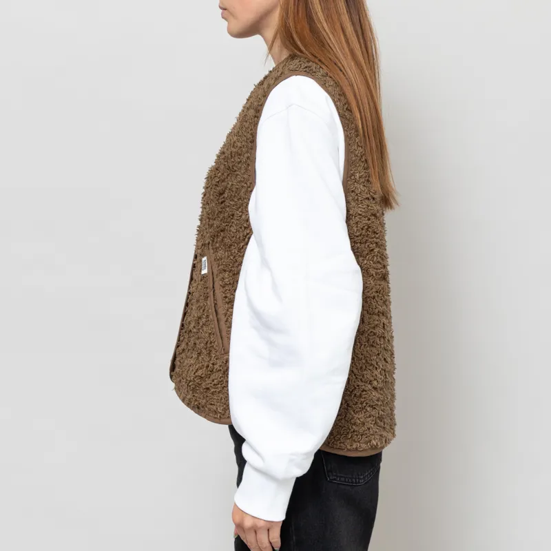 Basic Apparel Womens Ida Vest Capers Green-3