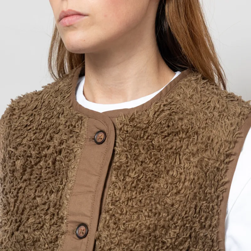 Basic Apparel Womens Ida Vest Capers Green-7