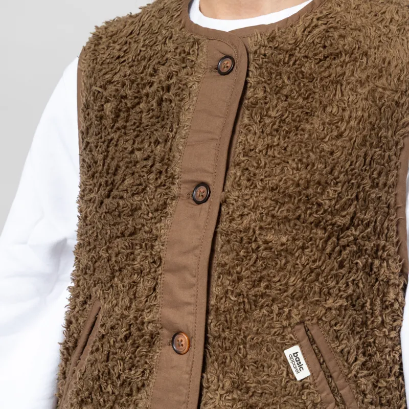 Basic Apparel Womens Ida Vest Capers Green-6