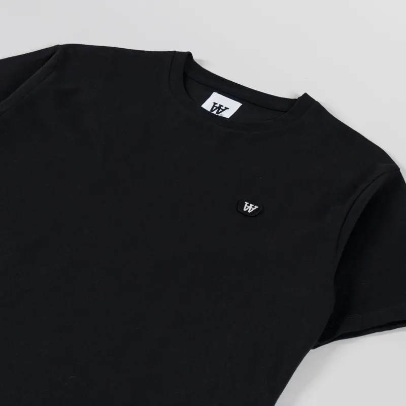 Double A by Wood Wood Ace T Shirt Black Beauty-1