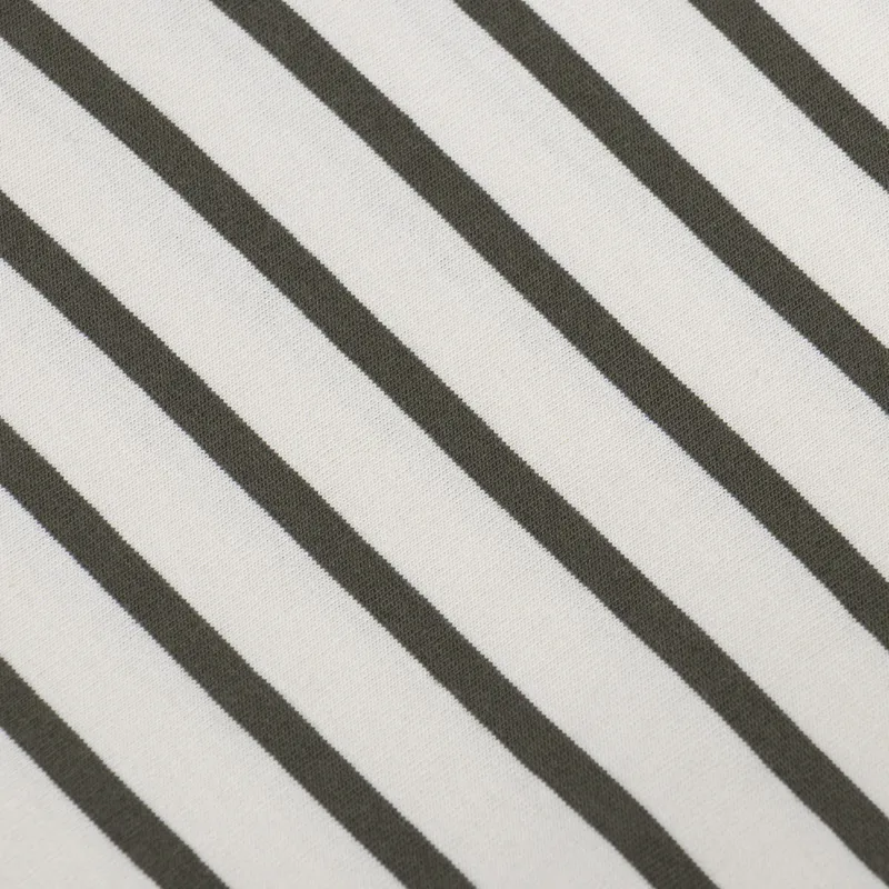 Double A by Wood Wood Ace Stripe T Shirt Grape Leaf-5