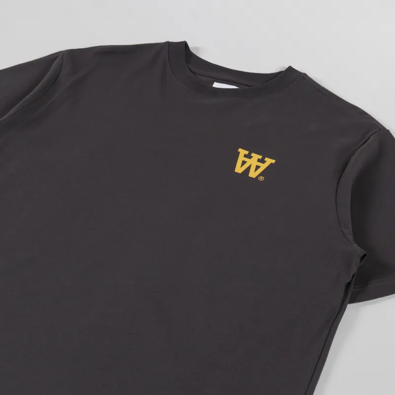 Double A by Wood Wood Ace Seal T Shirt Licorice-3