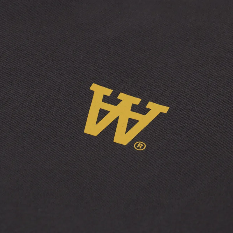 Double A by Wood Wood Ace Seal T Shirt Licorice-5