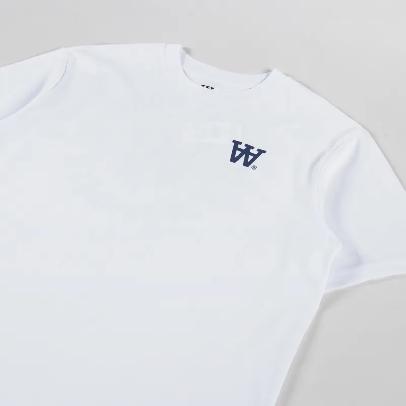 Double A by Wood Wood Ace Seal T Shirt Bright White-3