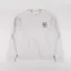 Double A by Wood Wood Noel Seal Print Sweatshirt Silver Grey