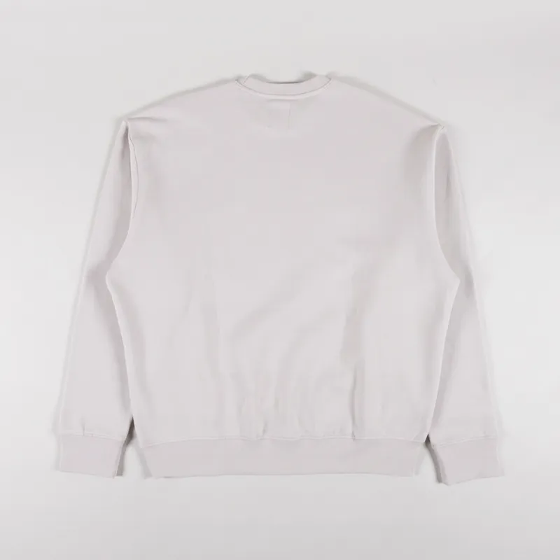 Double A by Wood Wood Noel Seal Print Sweatshirt Silver Grey-1