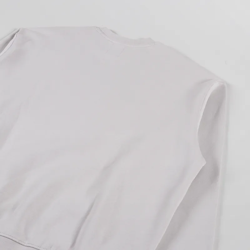 Double A by Wood Wood Noel Seal Print Sweatshirt Silver Grey-3