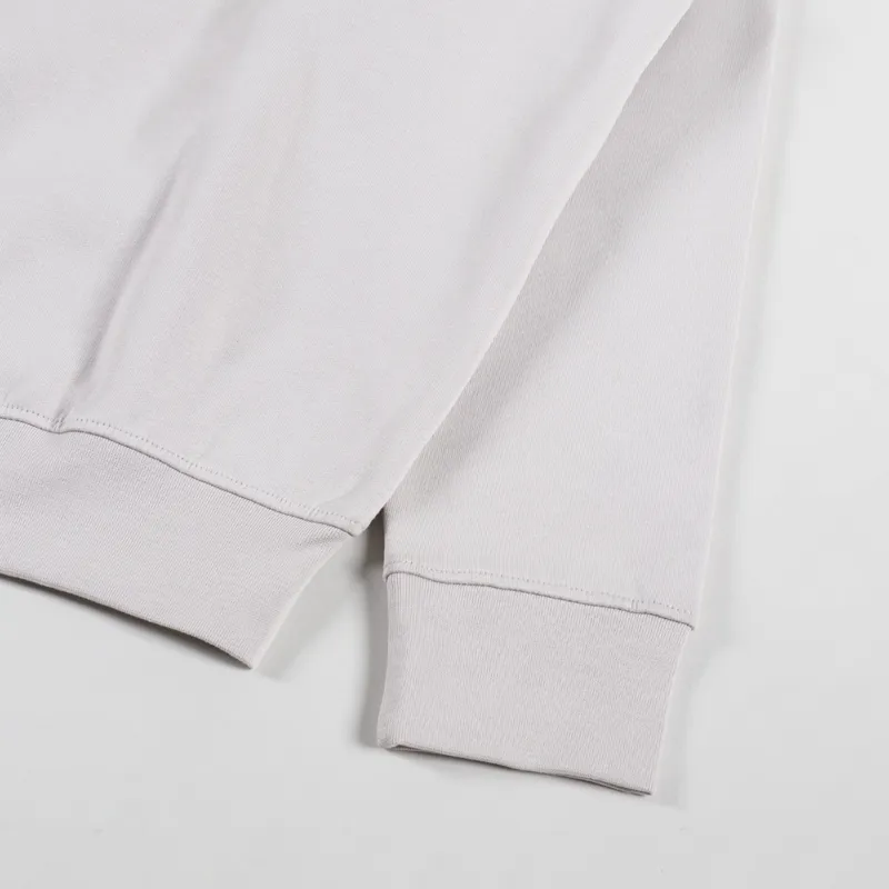 Double A by Wood Wood Noel Seal Print Sweatshirt Silver Grey-5