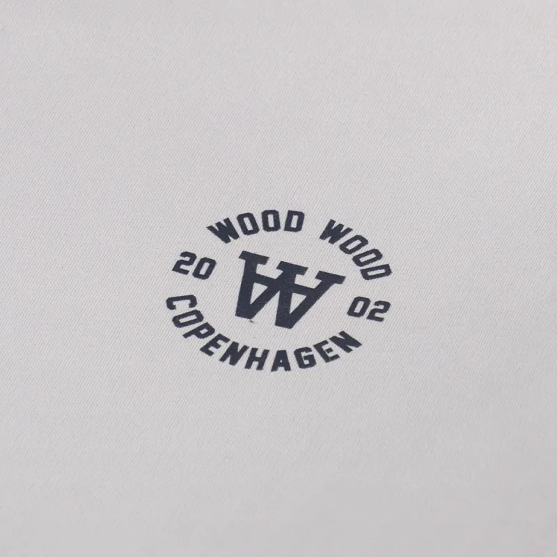 Double A by Wood Wood Noel Seal Print Sweatshirt Silver Grey-4