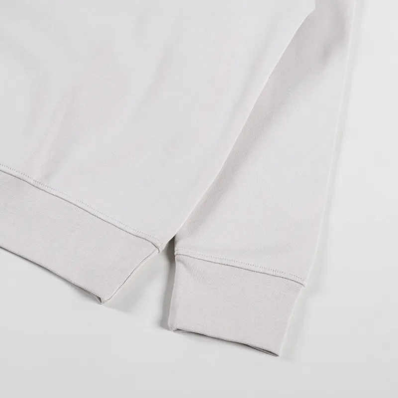 Double A by Wood Wood Noel Seal Print Sweatshirt Silver Grey-6