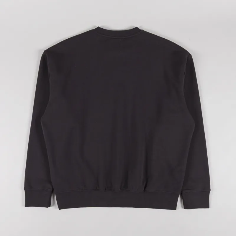 Double A by Wood Wood Noel Seal Print Sweatshirt Licorice-1