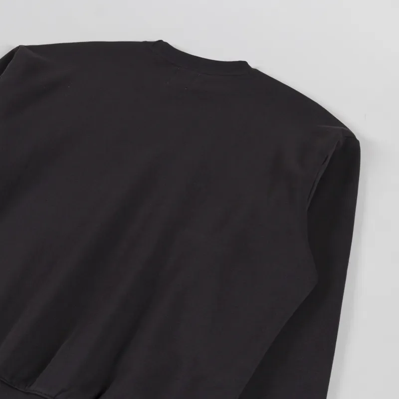 Double A by Wood Wood Noel Seal Print Sweatshirt Licorice-3