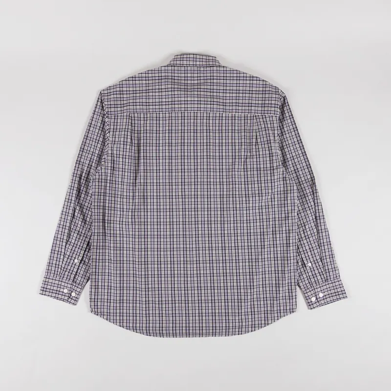 Wood Wood Carter Shirt Minimal Grey Check-1