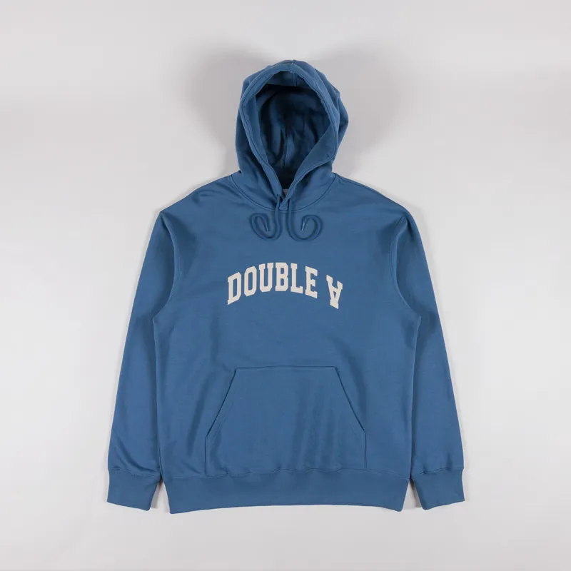 Double A by Wood Wood James Hoodie Bluefin