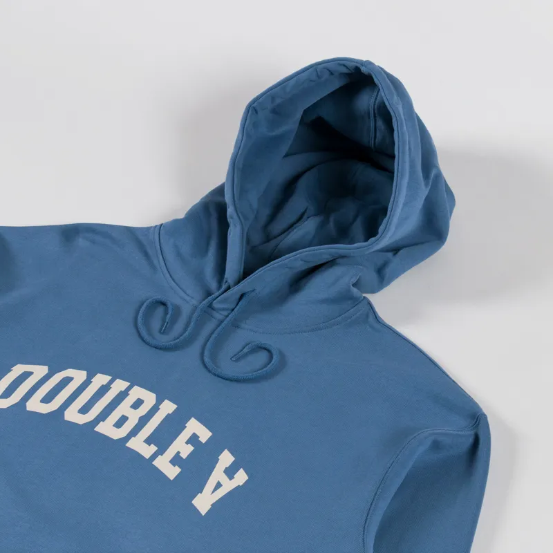 Double A by Wood Wood James Hoodie Bluefin-2