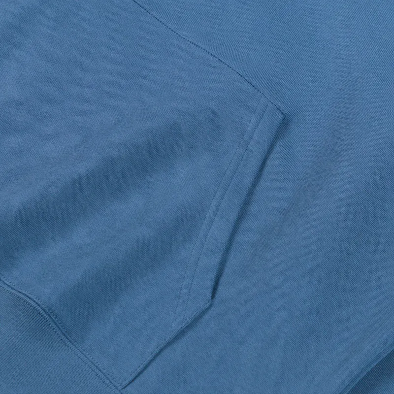 Double A by Wood Wood James Hoodie Bluefin-6