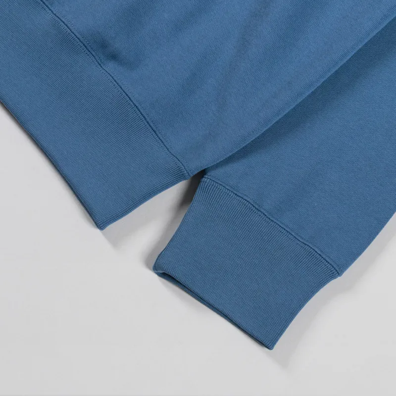 Double A by Wood Wood James Hoodie Bluefin-8