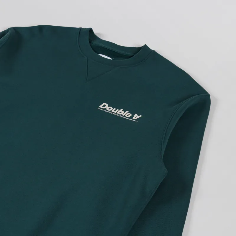 Double A by Wood Wood James Sweatshirt Green Gables-3