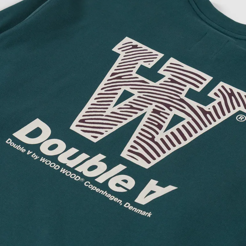 Double A by Wood Wood James Sweatshirt Green Gables-4