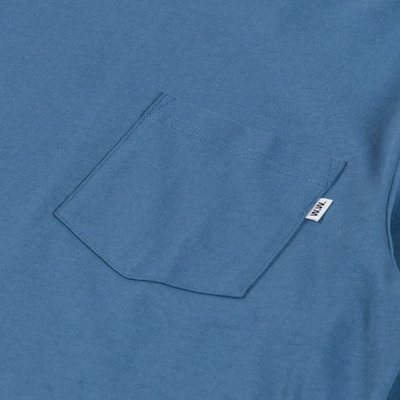 Wood Wood Bobby Pocket T Shirt Bluefin-2