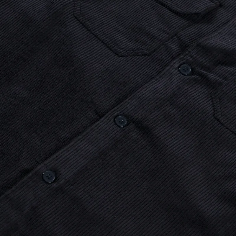 Double A by Wood Wood Clay Overshirt Black Sand-5