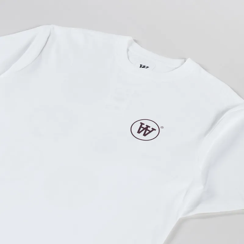 Double A by Wood Wood Liam T Shirt Bright White-3