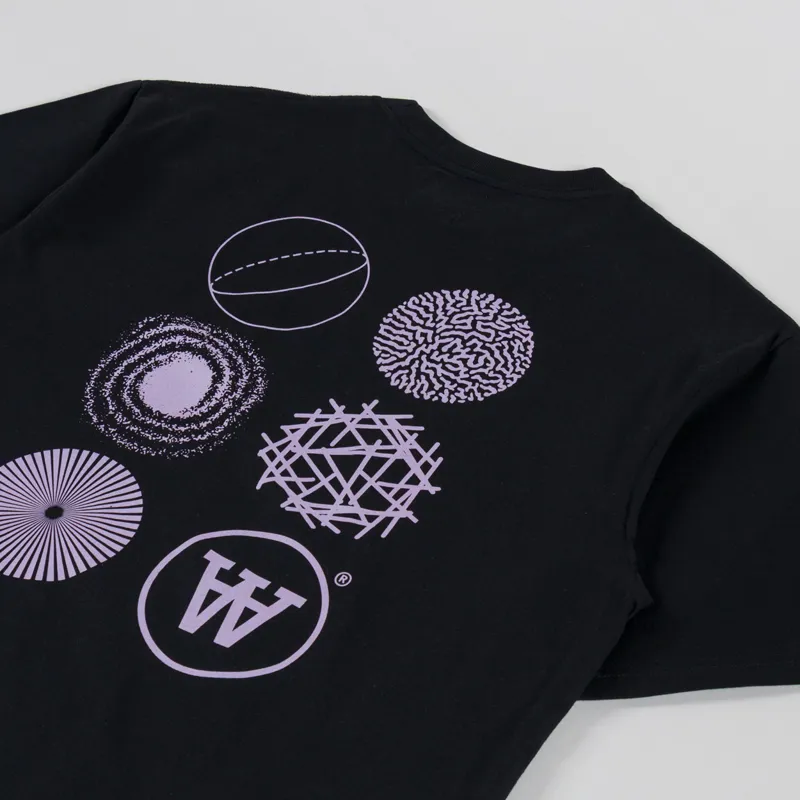 Double A by Wood Wood Liam T Shirt Black-2