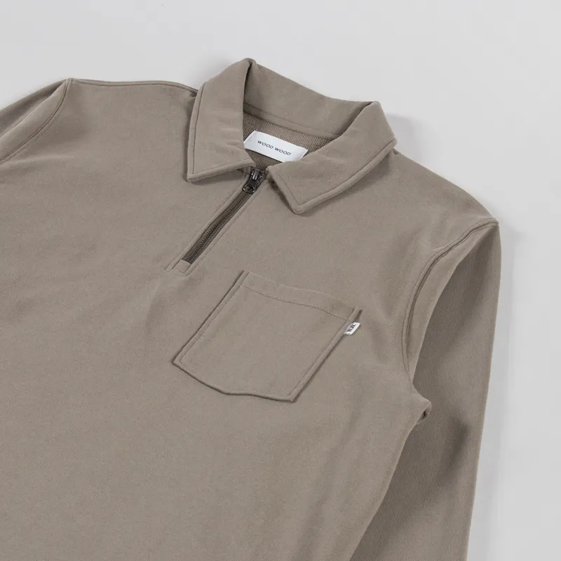 Wood Wood Andrew Polo Shirt Fallen Rock-2