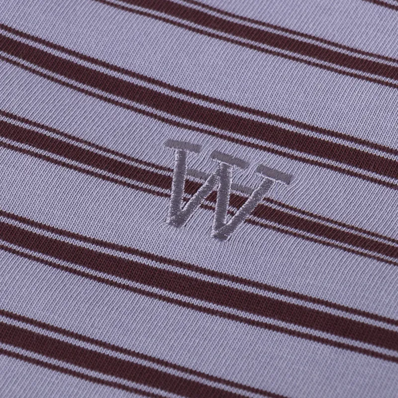 Double A by Wood Wood Landon Polo Minimal Gray Stripe-5