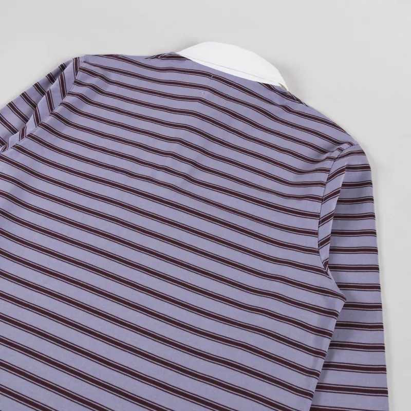 Double A by Wood Wood Landon Polo Minimal Gray Stripe-3