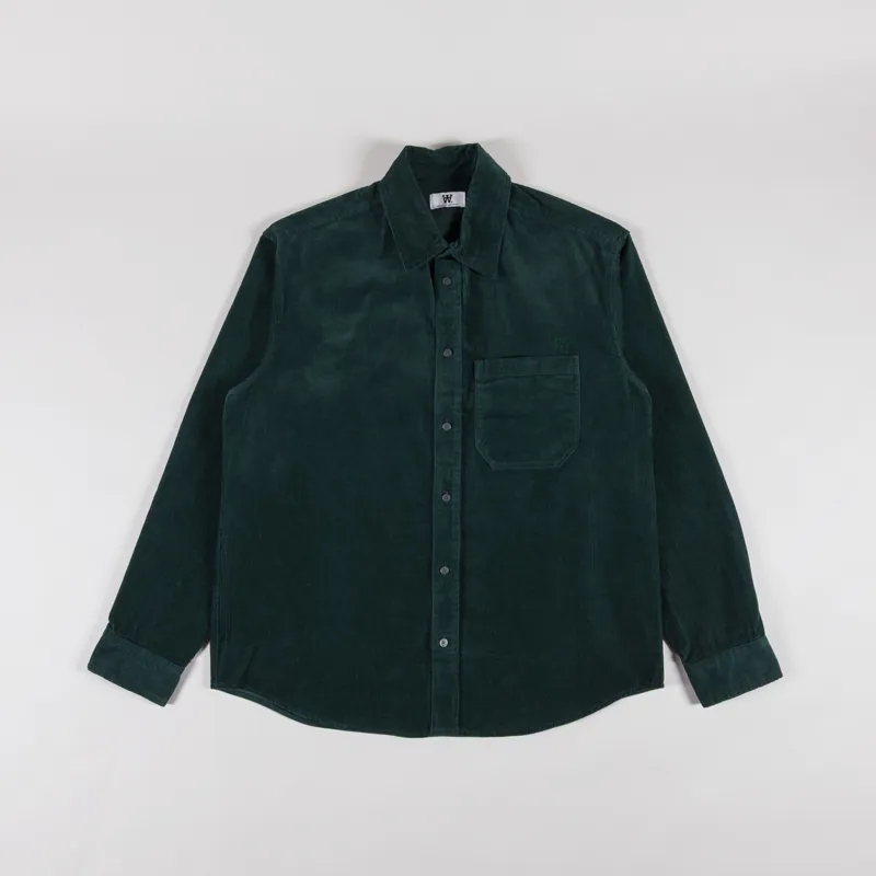 Double A by Wood Wood Corduroy Cooper Shirt Green Gables